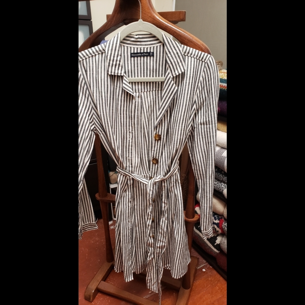 Abercrombie & Fitch Striped Cardigan/Blazer